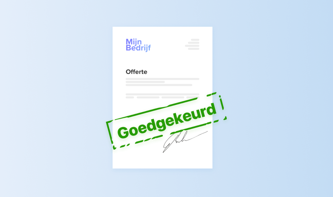 Wanneer is een offerte bindend?