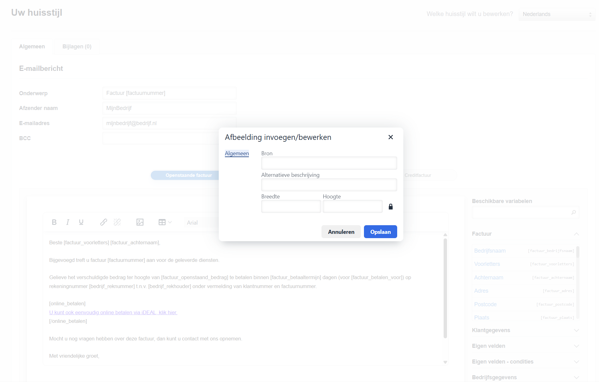 Afbeelding toevoegen