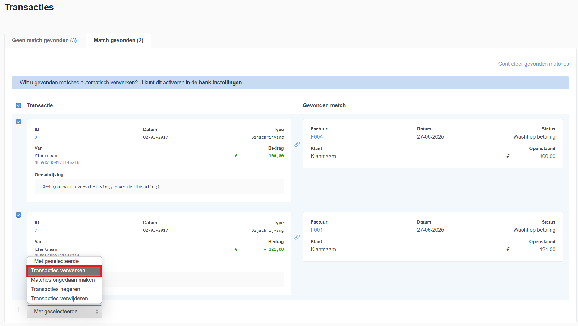 Matches gevonden voor banktransacties