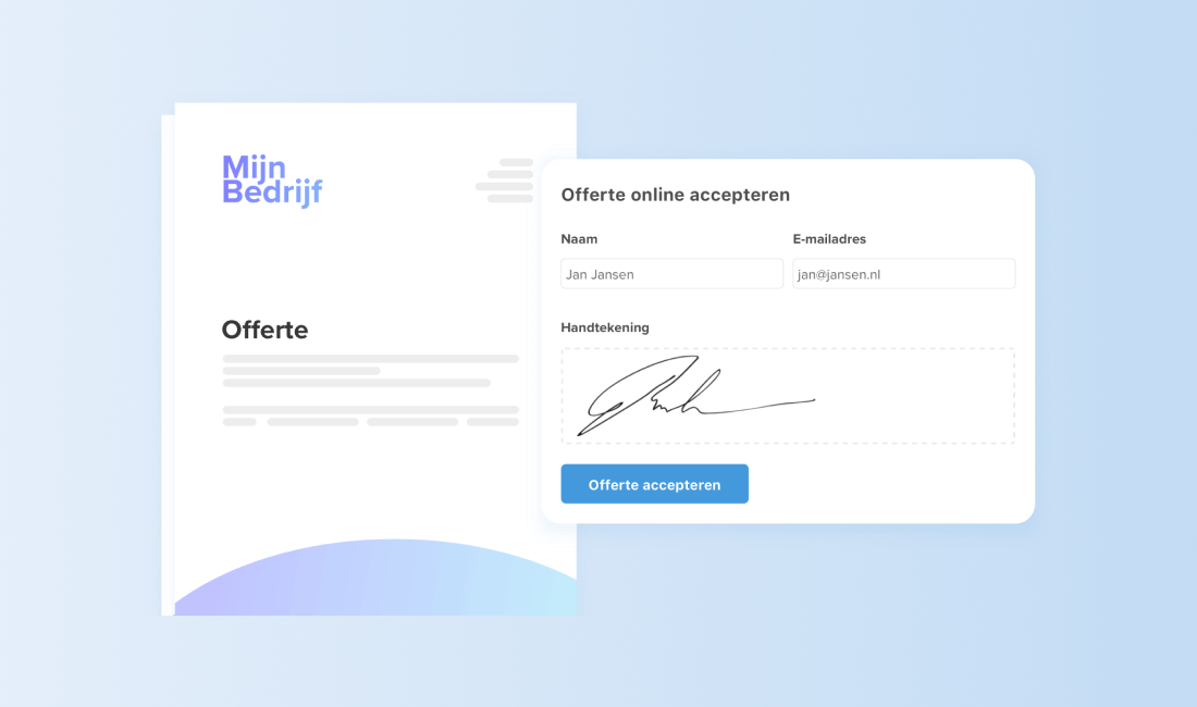 Zijn er wettelijke eisen voor een offerte?